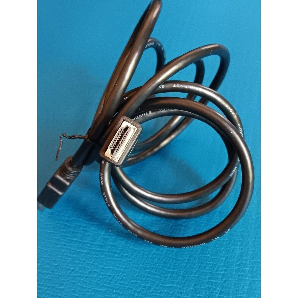 Cable 6 Ft HDMI Black Premium High Speed